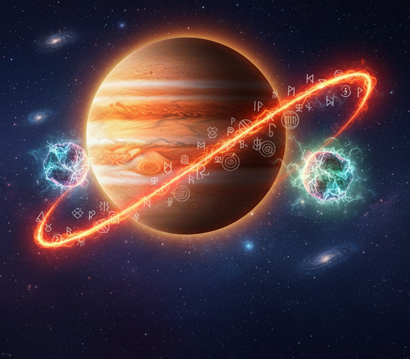 Jupiter square Chiron 2025